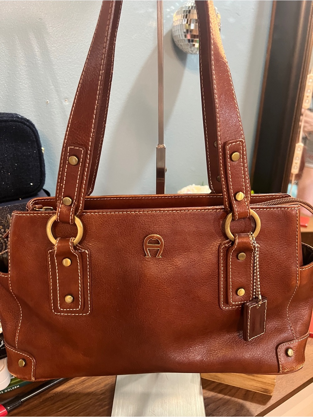Vintage Y2K Etienne Aigner Shoulder Sachel Bag